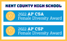 Kent County High School winner: 2022 AP CSA and AP CSP Female Diversity Awards
