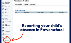 Attendance reporting for families