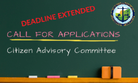 Call for Applications: Citizen Advisory Committee