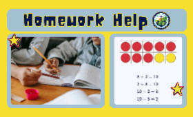 Homework Help with photo of a parent helping a student and a math problem