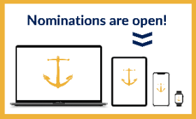 Nominations are open graphic with different sized screen