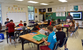 David Jachimowicz' classroom at RHES
