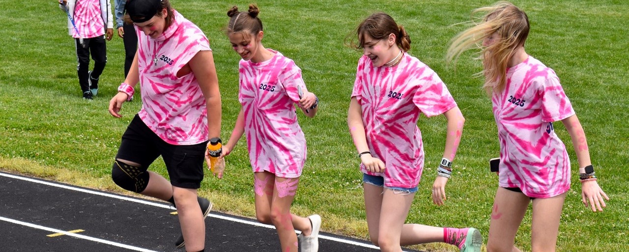 Students dance at May Madness celebration